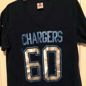 LA chargers PINK top